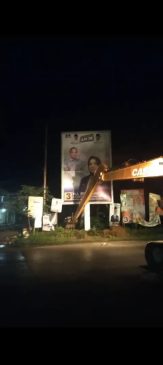 Memanas, Papan Reklame di Bagansiapiapi Jadi Rebutan Dua Caleg, Ada Apa?
