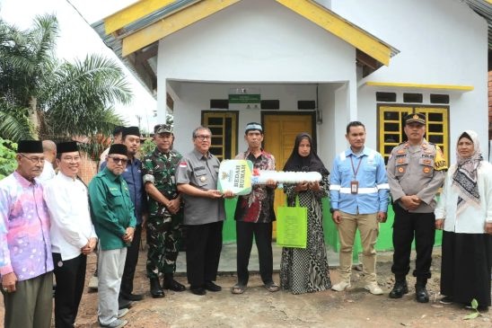 Pj Bupati Muara Enim Resmikan Program Bedah RTLH Baznas