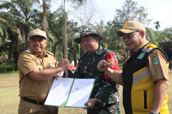 Bupati Alfedri Menjadi Pembina Upacara Pembukaan TMMD ke – 119 Tahun 2024