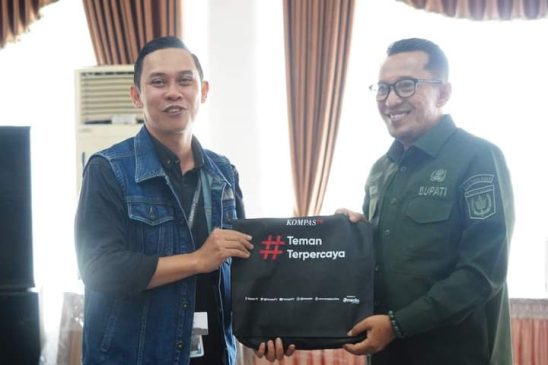 Audiensi dengan Kompas TV, Bupati Tanah Datar Sampaikan Progul