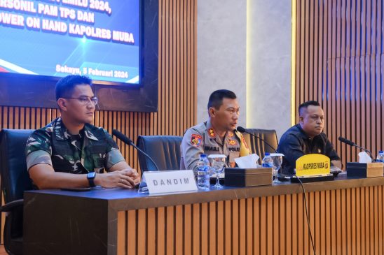 Siap Amankan Pemilu 2024, Polres Muba Gelar TFG