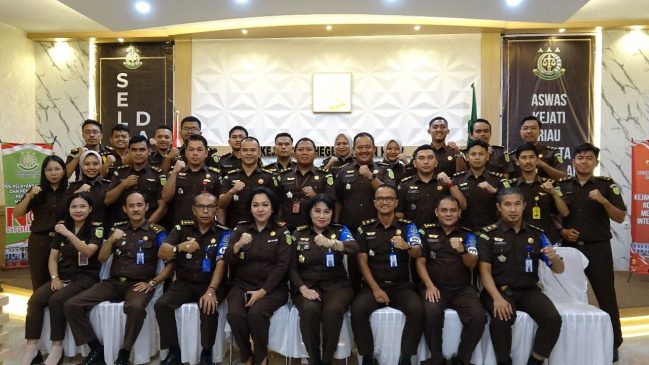 Asisten Pengawasan Kejati Riau Lakukan Inspeksi Umum dan Khusus ke Kejari Rohil