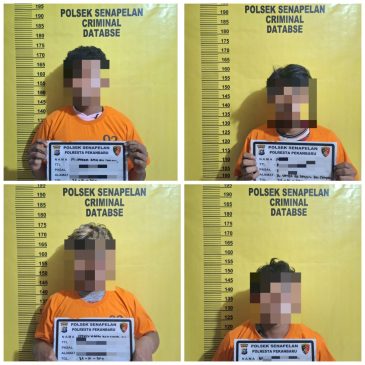 Komplotan Curi Besi di Rumah Warga Terungkap, 4 Pelaku Dibekuk Polisi