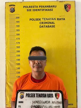 Tak Terima Dibuat ‘Polisi Tidur’, Pria Ini Pukul Warga di Jalan Indrapuri Pekanbaru