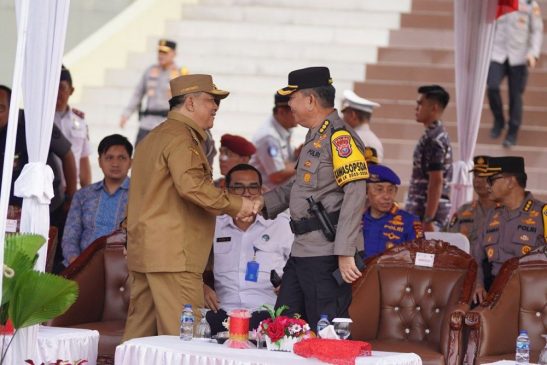 Pj Gubri Hadiri Apel Gelar Pasukan Operasi Keselamatan Lancang Kuning 2024