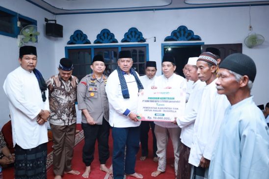 Safari Ramadhan di Kecamatan Lubuk Dalam, Bupati Alfedri Mengingatkan Masyarakat Pentingnya Berzakat