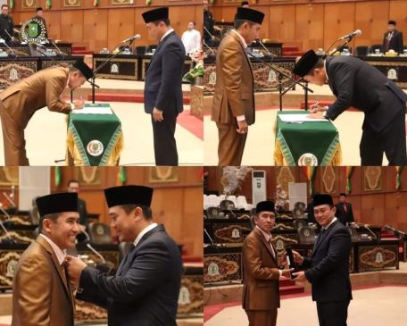 Gantikan Kasir, Darnil Resmi Dilantik PAW Anggota DPRD Riau
