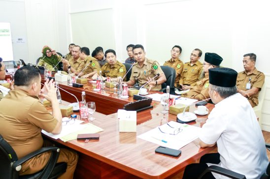 Pj Bupati Apriyadi Gelar Rakor Percepatan Pengadaan Lahan Tol