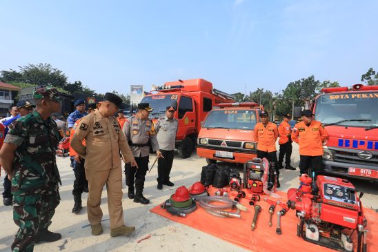 Antisipasi Karhutla, Pemko dan Polresta Pekanbaru Gelar Apel Siaga