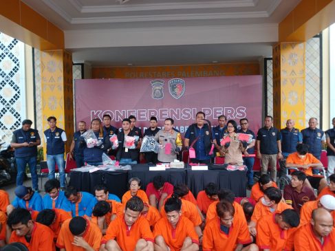 Operasi Pekat Berakhir, Kapolres Palembang Ungkap 96 Kasus