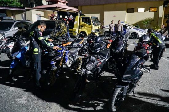 Terlibat Balap Liar, Polresta Amankan 47 Motor