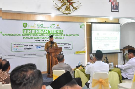 Baznas Gelar Bimtek, Bupati Harapkan UPZ Masjid dan Mushalla Lebih Berkualitas