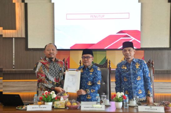 Entry Briefing Bersama BPK, Sekda Ersan Pesan Perangkat Daerah Harus Kooperatif dan Proaktif