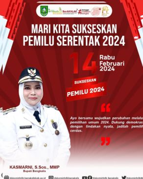 Bupati Kasmarni Himbau Masyarakat Ke TPS, Meriahkan Pesta Demokrasi