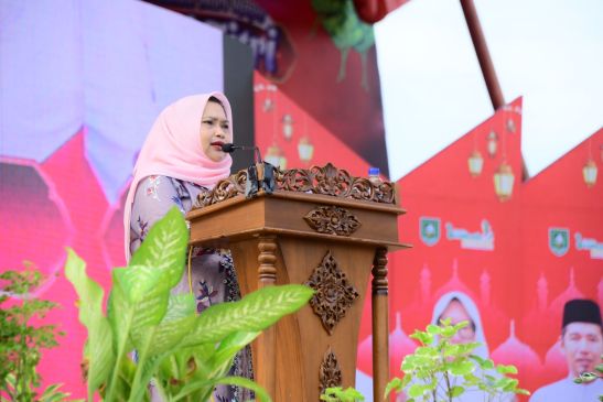 Bupati Bengkalis Kasmarni Deklarasikan Maju Untuk 2 Periode