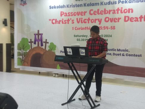 Talent Show Sekolah Kalam Kudus, Rayakan Paskah di Mall Pekanbaru