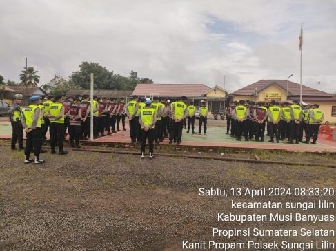 152 Personel Polres Muba dan BKO Polda Sumsel Amankan Arus Balik