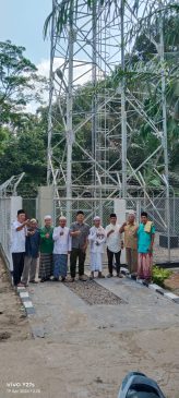 Tower Telkomsel  On Air di Dua Desa Babat Supat