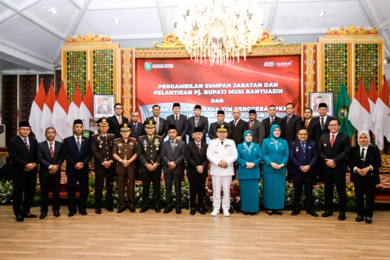Sandi Fahlevi Resmi Menjabat Pj Bupati Muba