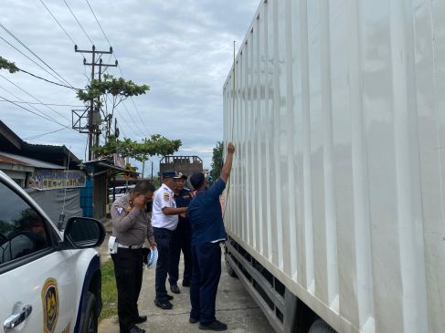 Lagi, Puluhan Truk ODOL di Pekanbaru Dijaring Petugas Gabungan