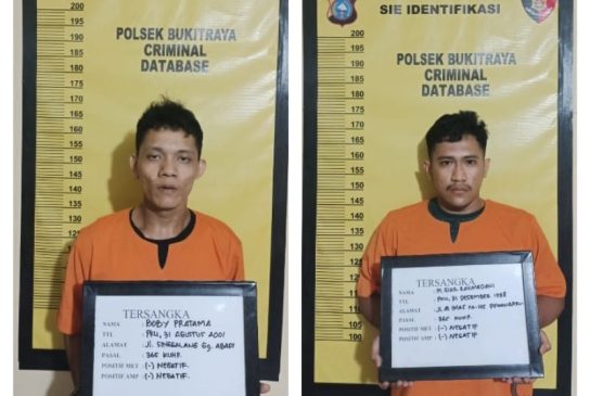 Jambret Gelang Emas Dijalanan, Dua Residivis Ini Kembali Dipenjara