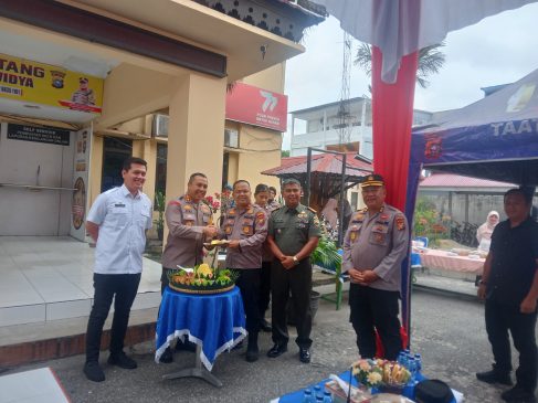 Diresmikan Kapolresta Pekanbaru, Polsek Tampan Kini Berubah Jadi Polsek Binawidya