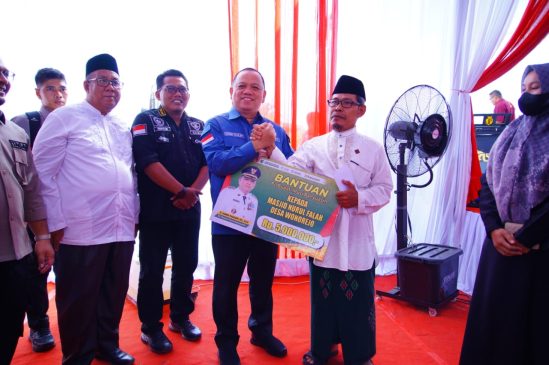 Kunker ke BayLen, Pj Bupati Sandi Silaturahmi dan Beri Bantuan