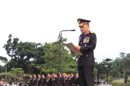 Wakapolda Riau Pimpin Upacara Hari Kebangkitan Nasional
