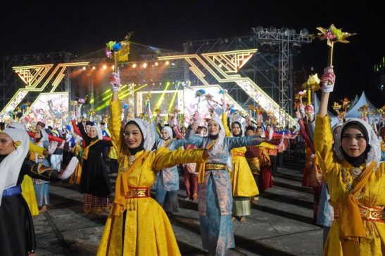 Pecahkan Rekor Muri, 10 Ribu Penari Riau di Gebyar BBI BBWI 2024