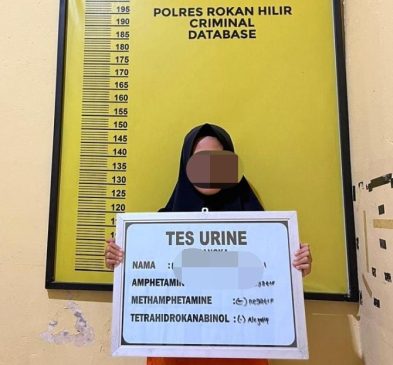 Polisi Ringkus IRT di Rohil Jualan Sabu