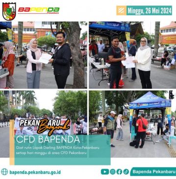 Bapenda Kembali Gelar Lapak Darling di Lokasi CFD