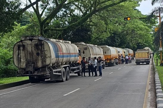 Tim Gabungan Tilang 143 Truk di Dumai