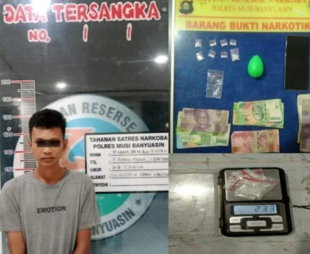 Polsek Batanghari Leko Ringkus RH Terduga Pengedar Narkoba