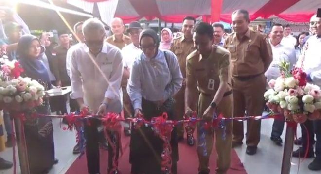 Mendag Zulkifli Hasan Resmikan Pasar Palapa Pekanbaru