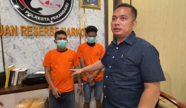 Razia di Pangeran Hidayat Pekanbaru, Polisi Tangkap Dua Pengedar Narkoba