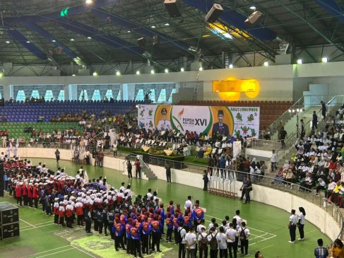 Gubri Resmi Buka POPDA Riau XVI