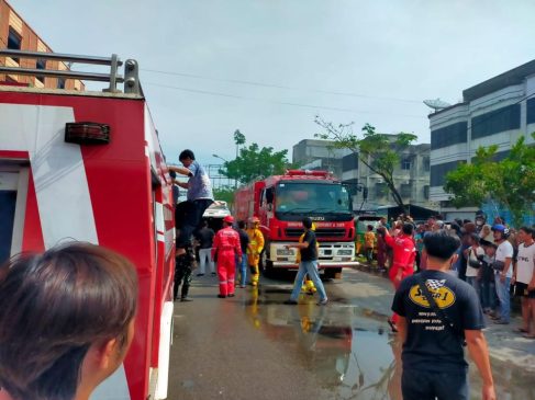 Ruko Terbakar di Mandau, Satu Keluarga Terpanggang
