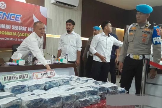 180 Kg Sabu Akan Diseludupkan Digagalkan Polda Aceh