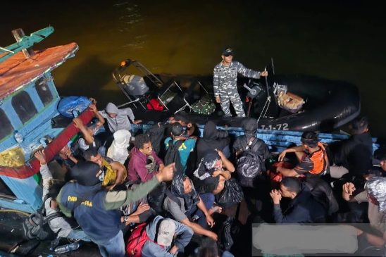 39 PMI Ilegal yang Akan ke Malaysia Diamankan Lanal Tanjung Balai Asahan