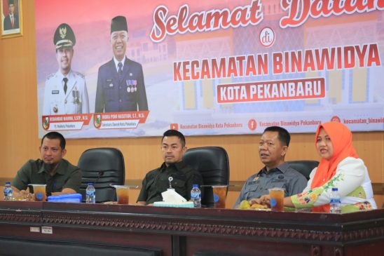 Pj Walikota Kunjungi Kecamatan Binawidya