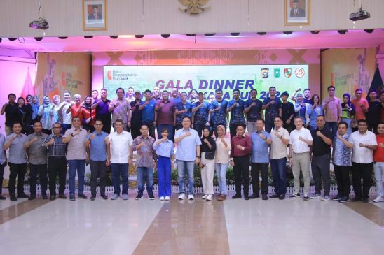 Sekdako Pekanbaru Hadiri Welcome Diner Bhayangkara Run 2024