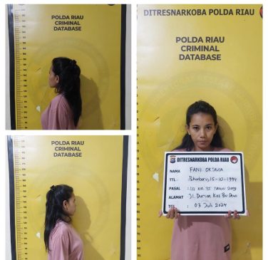 Hendak Edarkan Narkotika di Tempat Hiburan Malam, Ibu Hamil di Pekanbaru Ditangkap Polisi