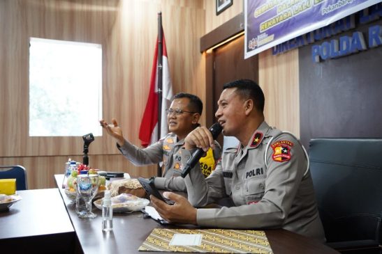 Ditlantas Polda Riau Disambangi Korlantas Polri