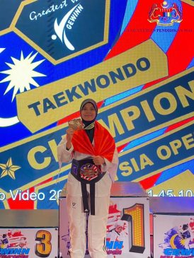 Kejuaraan Internasional Taekwondo, Mahasiswa Fikom Umri Raih Mendali Emas