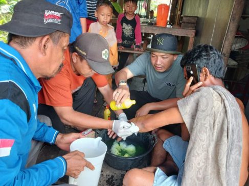 Warga Inhil Hampir Jadi Mangsa Buaya