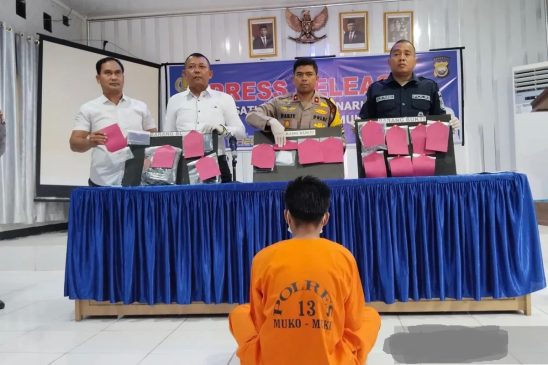 Konsumsi Narkoba, Polisi Tangkap Dua ASN di Mukomuko