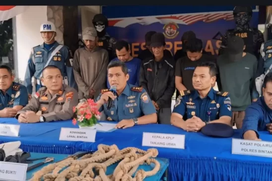Lanal Bintan-Kepri Tangkap Tujuh Pelaku Pencurian Kapal