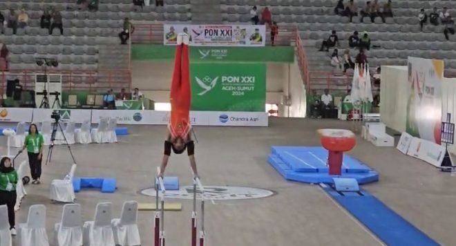 Riau Juara Umum Cabor Senam Artistik dengan Raih 6 Medali Emas