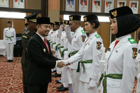 40 Anggota Paskibraka Kota Pekanbaru Dikukuhkan