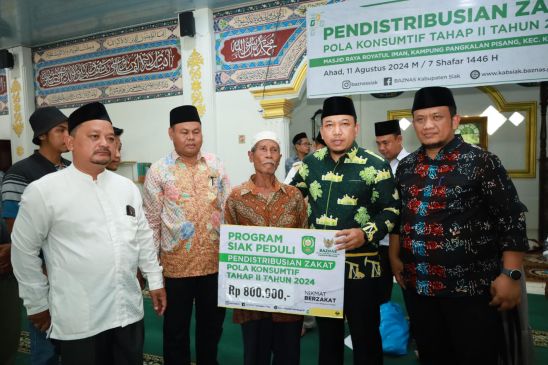 Distribusi Zakat Konsumtif Tahap II di Kecamatan Kotogasib: 436 Mustahik Terima Bantuan